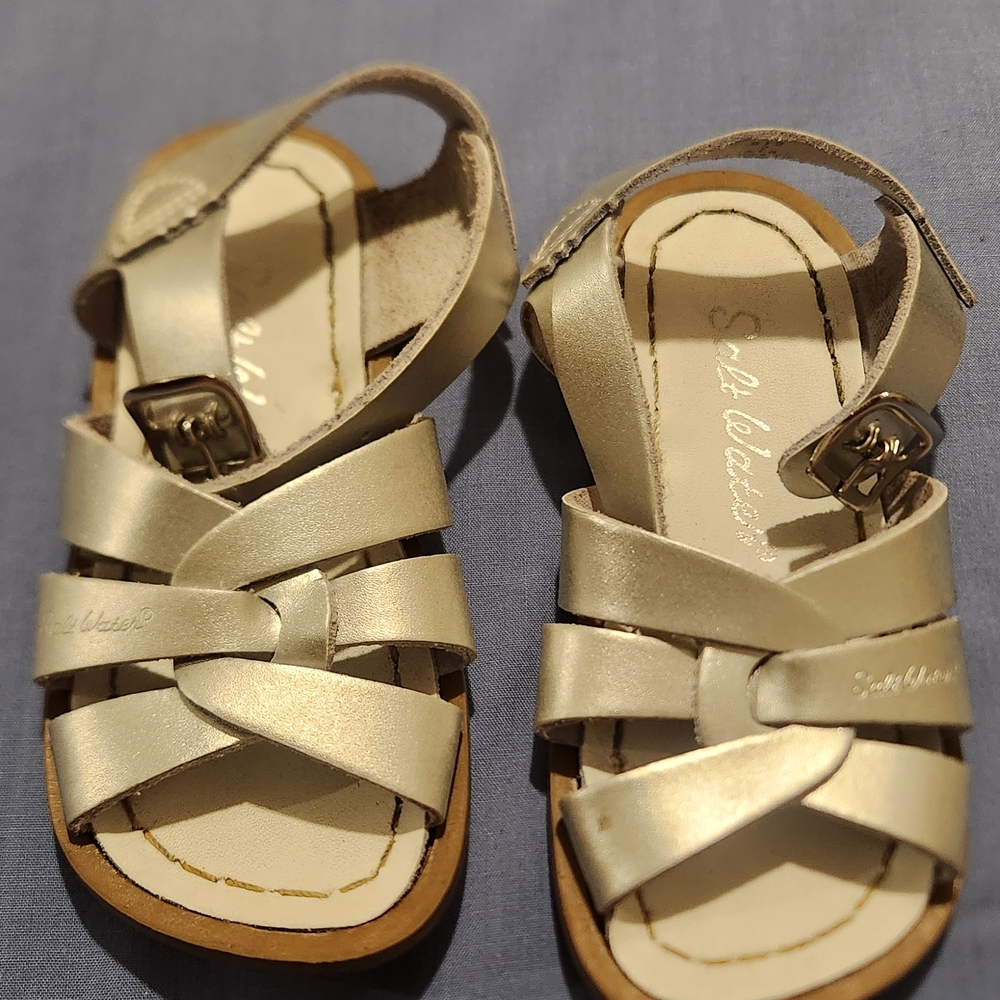 Salt Water Sandals by Hoy Gold Sandals